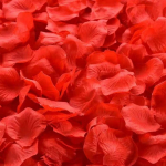 100-10000 tk Top v&auml;rvilised kunstlikud v&otilde;ltsroosi kroonlehed Punased valgekuldsed roosid kroonlehed lilled Romantiline pulmapeo Valentine Decor 100Pcs