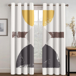 Abstract Art Anthestic Boho Morandi Aknakardinad Rulood elutuppa Magamistoa Vannitoa K&ouml;&ouml;k Kontoriuks Kodukaunistus 2tk 100W130H(CM)40x51in&rod pocket