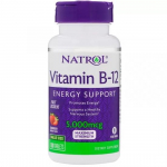 Natrol-Vitamiin B-12, Maasika maitse, 5000 mcg, 100 tabletti