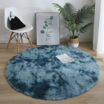 &Uuml;mmargune vaip kohev pehme ala vaibad lastele T&uuml;drukutele Printsessi lossi Palus Shag vaip Armas ringikujuline magamistoa sisekujundus 80*80cm