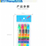 Creative 20 v&auml;rvi v&auml;rvipliiats &otilde;pilaste joonistus v&auml;rviline pliiats Mitmev&auml;rviline kunst kirjutuspliiats lastele laste grafiti v&auml;rvipliiats grafiti pliiats 20-color crayon 4 pcs