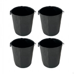 4 Pieces Reusable Garden Leaf Bags Easy to Clean with Handles Waste for Lawn Garbage