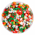 10 tk/pakendis Mix Armas koomiksikujuline j&otilde;uluvaiguga dekoratiivplaaster isetegemise kreemgeel-mobiiltelefoni&uuml;mbrisele, s&uuml;learvuti juuksen&otilde;elaga 3D-kleebis