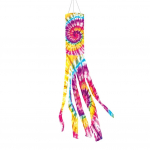 Tie-Dye vikerkaare tuulesoki lipp v&auml;litingimustes metallist p&ouml;&ouml;rleva klambriga tuuletoru lipp Kodu lennunduse tuulesokk 100 cm