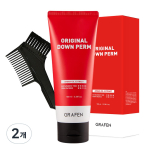 Graphene Original Men's Down Perm for Regular Hair, 100ml, 2 units black