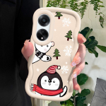 V&auml;rvitud muster Big Wave Edge pehme silikoon materjal Macaron telefoni &uuml;mbris p&otilde;rutuskindel kaitsev kummist &uuml;mbris OPPO Reno Realme jaoks OPPO Reno7 Lite valge