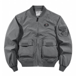 2024 Meeste kahek&uuml;lgne MA1 bomberjakk - Paksenenud puuvill s&uuml;giseks/talveks Single Jacket, M khaki