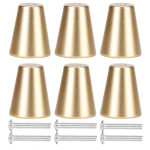 6 komplekti kuldseid sahtli k&auml;epidemeid alumiiniumist Euroopa stiilis k&auml;epidemega m&ouml;&ouml;bli varuosadeks, &uuml;mmargused