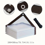 1 tk l&auml;bipaistev veekindel present - l&auml;bipaistev varikatusega varikatused talvetaimedele, kasvuhoonekile, aiakate - lihtne paigaldada