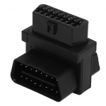 OBD kaabliadapter OBD2 adapteri 16 kontaktiga isane ja 2 naissoost Plug and Play splitteri pistik diagnostikalaiendi jaoks must