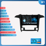 Hizpo 2din Android Auto Raadio Ford S-Max 2007 - 2015 jaoks Auto AC Auto Raadio Multimeedia Video M&auml;ngija GPS Navi Peaseade Carplay 4G BT RDS intelligentne DVR W1 8Core 2G 32G
