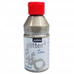 Gel &agrave; paillettes finition brillante - Argent - 250 ml