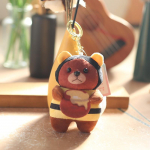Armas armas mesilase-karu ripatsiga plush-m&auml;nguasi, multifilmikotti riputatav v&otilde;tmehoidja nukk, nukk 12cm