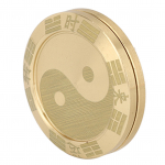 Liugur Lucky Coin Metal Dekompressioon Kaasaskantav Tai Chi Cycle Liugur Lucky M&uuml;nt Igap&auml;evaseks eluks