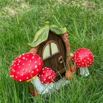 1 h&otilde;&otilde;guv seente vaigukuju &ndash; v&auml;liaia ja sise&otilde;ue kaunistus, patareisid pole vaja Mushroom Set-1