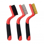 3 tk Traatharjastega Harjakomplekt Kummist Kaardus K&auml;epidemega K&ouml;&ouml;giharjad Gaasipliitidele Rasvaplekkide Eemaldamine Pliidiplaadi Puhastamine CHINA