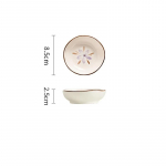 Romantilised lillad keraamilised taldrikud Kerge luksus Restoran Puuviljasalati taldrik Kodune k&ouml;&ouml;k Pasta S&ouml;&ouml;gitaldrik Peened riisikausid