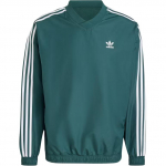 Adidas Originals Adicolor Seeria &Uuml;mmarguse kaelusega tuulejope Moodne Mugav Pullover Kootud &Uuml;mmarguse kaelusega tuulejope Meeste Tuulejope Roheline IZ2462