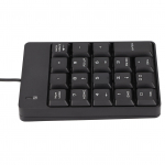 Numbriklahv Juhtmega 19 v&otilde;tmega USB-liidese draiv Tasuta kaasaskantav must s&uuml;learvuti numbriklaviatuur kontorisse
