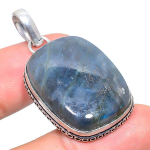 Labradorite Handmade 925 Sterling Silver Jewelry Pendant 1.77 p3o54