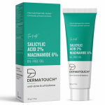 Dermatouch salits&uuml;&uuml;lhape 2% niatsiinamiid 6% aknevastane &otilde;livaba geel aktiivse akne jaoks, &otilde;li tasakaalustamine, pooride ahendamine - 30 g