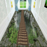 3D elutuba Ilus maastik P&otilde;randamatt Vaip Magamistuba T&auml;isvoodi voodi k&otilde;rval roomav matt diivanilaud sissep&auml;&auml;su uksematt 120*160cm