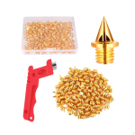120 Pieces Track and Field Running Spikes Replacement Easy Install with Wrench 0.5 cm for kuld