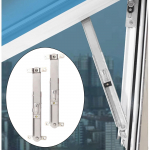 1 Pair Window Braces Restrictor Adjuster Easy to Use Limiter Retractable Protection with Positioning Extension 18.8cm