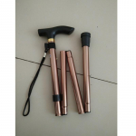 Kokkupandav kepp alumiiniumisulamist neljaosaline teleskoopiline libisemiskindel kokkupandav kepp eakatele reguleeritav kepp m&auml;gironimiskepp kuld