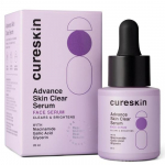 Cureskin Advance Skin Clear Niacinamiidi N&auml;oseerum | Seerum akne ja tumedate laikude jaoks | Aknearmide eemaldamise seerum