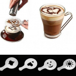 16 tk Creative Coffee Cappuccino Latte Mallid Kunst&scaron;abloon DIY Dekoratsioonivorm MIT