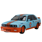 M&otilde;&otilde;tkava 1/24 BMW M3 E30 1988 Mpower Lilleline versioon Sulamist Diecast V&auml;rvitud Auto Mudel Heli Valgus Erakollektsion&auml;&auml;rid Dekoratiivsed Kingitused sinine