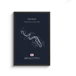 F1 Imola Monaco Radas&otilde;idurada L&otilde;uendimaal Formula F1 Seinakunst P&otilde;hjamaade Plakat Esteetiline Mootorispordi V&otilde;idus&otilde;idupilt Kodu Dekooriks 20x30cm no frame