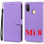 Mi 8 Lite &uuml;mbris Xiaomi Mi 8 jaoks Nahast rahakotiga klapp&uuml;mbris Xiaomi Mi 8 Lite / Xiaomi 8 Mi8 telefoni&uuml;mbrise Coque Fundas Shell jaoks