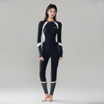 Suur plussiga pikkade varrukatega &uuml;hes t&uuml;kis sukeldumiskost&uuml;&uuml;m naistele - Moodne snorgeldamise meduuside ujumisriietus M