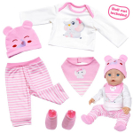 2023 Uued Armsad konna kost&uuml;&uuml;mid Sobivad 43 cm beebinukule 17 tolli Reborn beebinuku riided
