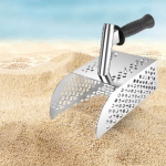 Sand Mesh Shovels Portable Picking up Creatures with Handle Cleaning Tool Square Head Digging Without Rod