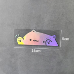 Armsad kassi autokleebised, mis katavad kriimustusi autokaunistused aknakleebised, autoakna laserkleebised seinakaunistusega veoauto mitmev&auml;rviline