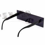 Uhked prillid Photobooth Props Tsensuuriga mustad p&auml;ikeseprillid kost&uuml;&uuml;mipeoks