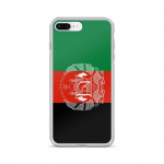 Coque iPhone - Afganistan - Drapeau - Souple - Mitmev&auml;rviline - &Uuml;hilduv iPhone 7 Plus