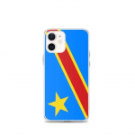 Coque T&eacute;lephone Drapeau r&eacute;publique d&eacute;mocratique du Congo &ndash; iPhone 12 mini