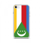 Coque iPhone &ndash; Drapeau Comores &ndash; iPhone 6S Plus &ndash; Supp &ndash; Mitmev&auml;rviline &ndash; Vertikaalne