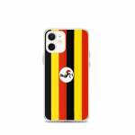 Coque T&eacute;lephone Drapeau Ouganda &ndash; iPhone 12 mini