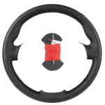 Kohandatud auto rooliratta kate Mazda 3 Axela 2013-2016, Mazda 6 Atenza 2014-2017, Mazda 2 2015-2017 Nahast rooliratta &uuml;mbris punane