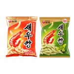 Nongshim Krevettide kreekerid 90G (5 Valikud) #Original 1ea+ wasabi 1ea