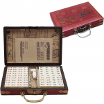 Mahjong Antiikne, 144 Mahjongi plaati, Mahjongi kost&uuml;&uuml;m, Kaasaskantav Hiina Antiikne Mahjongim&auml;ngu perepeli Tapa Le