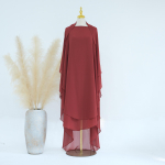 2023 Loriya &Uuml;hev&auml;rviline Kahekihiline Sifonist T&auml;isring Suur Peapael HJ916 One Size