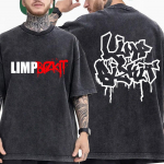Vintage Pestaudusega Rockb&auml;ndi Limp Bizkit T-s&auml;rk Meeste Naiste R&otilde;ivad Mood Hip Hop Gooti &Uuml;lisuur L&uuml;hikeste Varrukatega T-s&auml;rk T&auml;navamood L