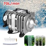 220V 70L/min Elektromagnetiline &Otilde;hukompressor Pump 45W Akvaariumi Kalatiigi Kompressor H&uuml;dropooniline &Otilde;hu Aeraator Pump