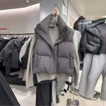 Korea &scaron;ikk t&auml;navamood isikup&auml;rastatud vest l&uuml;hikesed parkad vabaaja elegantne mantel t&auml;navamood k&otilde;ik-&uuml;hes naiste jakk XXL tumehall v&auml;rv
